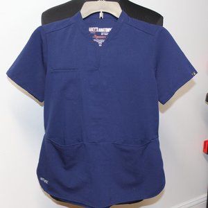 Grey's Anatomy by Barco navy blue scrub top XS